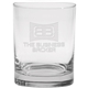 Moderne Glass Co - Deep Etched 14 oz Executive Double Old Fashioned Glass