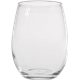 Moderne Glass Co - Etched 9 oz Stemless White Wine Glass