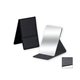 MoMA Stainless Steel Self - Standing Black Mirror Compact
