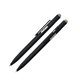 MoMA Twist - Action Black Ballpoint Pen and Touchscreen Stylus