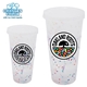 mood(tm) 26 oz rainbow confetti tumbler with lid