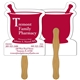 Mortar Pestle Fast Hand Fan (2 Sides) - Paper Products