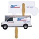 Moving Truck Fast Hand Fan (2 Sides) - Paper Products