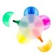 Multicolor Daisy Flower Highlighter