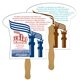 Mushroom Fast Hand Fan (2 Sides) - Paper Products