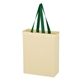 Natural Cotton Canvas Grocery Tote Bag
