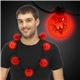 Neon LED Ball Necklace - Red Circles