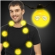 Neon LED Ball Necklace - Yellow Circles