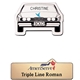 new orleans plastic name badge (custom sized between 0 and 3 sq. in.)