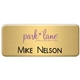New York Custom Metal Name Badge (Custom sized between 3 and 6 sq. in.)