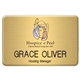 New York Standard Metal Name Badge (Standard Size 2 x 3)