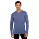 Next Level Apparel Mens Triblend Long - Sleeve Crew