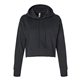 Next Level - Womens Laguna Sueded Raw Edge Crop Hoodie
