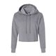 Next Level - Womens Laguna Sueded Raw Edge Crop Hoodie