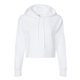 Next Level - Womens Laguna Sueded Raw Edge Crop Hoodie