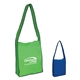 Non - Woven Messenger Tote Bag With Hook And Loop Closure