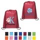 Non Woven Multi Color Drawstring Cinch - Up Backpack 14.5 X 17.5