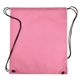 Non Woven Multi Color Drawstring Cinch - Up Backpack 14.5 X 17.5