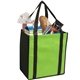 Non - Woven Two - Tone Grocery Tote