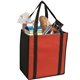 Non - Woven Two - Tone Grocery Tote