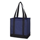 Non Woven Two Tone Shopper Tote Bag Custom Tote Bags