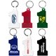 Number One Shaped Fob Keychain
