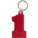 Number One Shaped Fob Keychain
