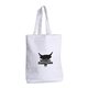 Orangebag White 6 oz Cotton Sheeting Toe Bag, 3 Gusset and Strap Handles