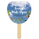 Palm Leaf Mini Hand Fan Full Color (2 Sides) - Paper Products
