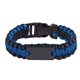 Paracord Bracelet With Metal Plate - Cloth Wristband