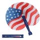 Patriotic American Flag Folding Fan
