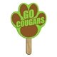 Paw Print Mini Hand Fan Full Color (2 Sides) - Paper Products