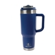 Pelican Porter(TM) Dual 40 oz Dual Lid, Recycled Double Wall Stainless Steel Travel Tumbler