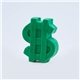 Pencil Top Stock Eraser - Dollar Sign