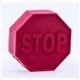 Pencil Top Stock Eraser - Stop Sign