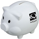 Piggy Shaped Bank with Removable Plug