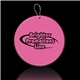 Pink Circle Plastic Medallion Badges