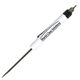 pocket screwdriver - 1/8 flat tip blade w / hex bit top