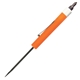 pocket screwdriver - 1/8 flat tip blade w / hex bit top