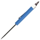 pocket screwdriver - 1/8 flat tip blade w / hex bit top