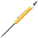pocket screwdriver - 1/8 flat tip blade w / hex bit top