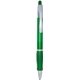 Pogo Retractable Ball Point Pen With Colored Barrel Rubber Grip