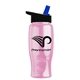 Poly - Pure - 27 oz Bottle - Flip Straw Lid