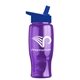 Poly - Pure - 27 oz Bottle - Flip Straw Lid