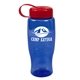 Poly - Pure -27 oz Transparent Bottle - Tethered Lid