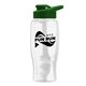 Poly - pure - 27 oz Transparent Bottle with Drink thru lid