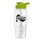 Poly - pure - 27 oz Transparent Bottle with Drink thru lid