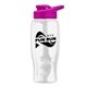 Poly - pure - 27 oz Transparent Bottle with Drink thru lid