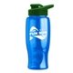 Poly - pure - 27 oz Transparent Bottle with Drink thru lid
