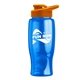Poly - pure - 27 oz Transparent Bottle with Drink thru lid